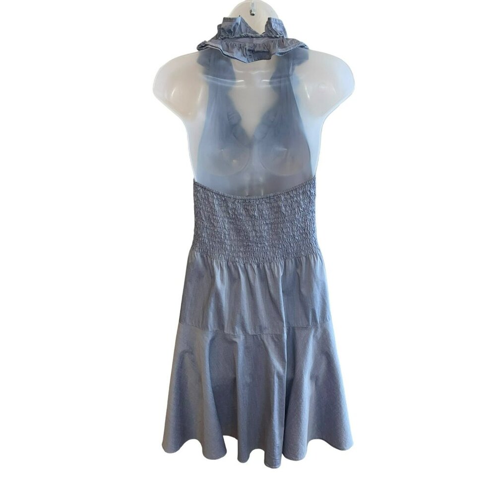 BOHO Ruffle Front Ladies Halter Dress Size Small - Picture 4 of 7